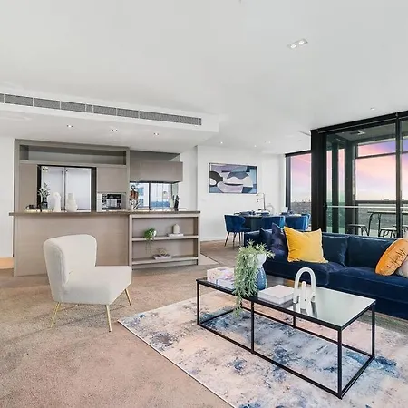 Blue Paradise & City View 3B2B2C Modern Furnishing Melbourne Exterior photo